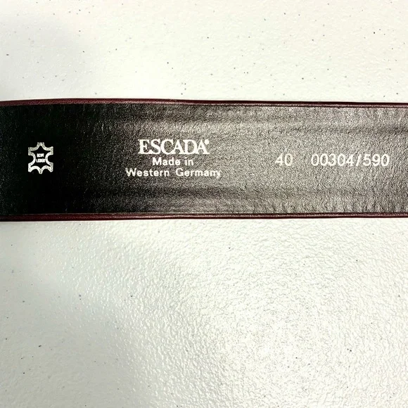 Escada Vintage Suede Tassel Belt Made in Western Germany 80’s? EU Size 40 - Picture 3 of 5